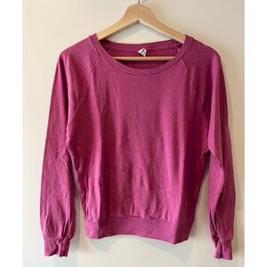 Aritzia TNA Pink Heather Crewneck Shirt
